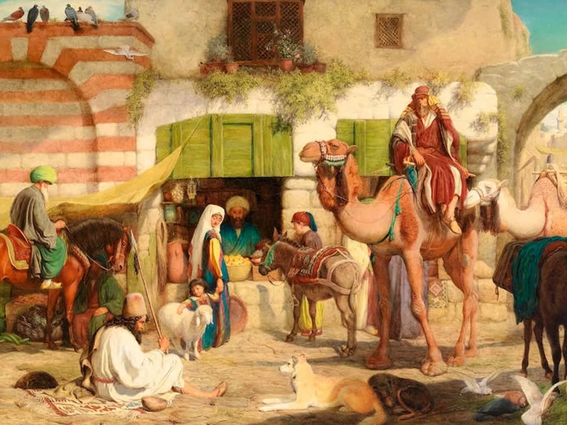 1830-William James Webbe - Una strada di Gerusalemme